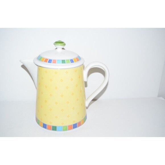 Villeroy & Boch Twist Alea Limone Coffee Pot With Lid Water Tea Pitcher retired - Picture 2 of 16